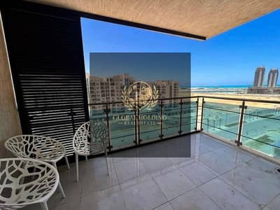 Sea view apartment 161m in latin district new Alamein inst over 12 years