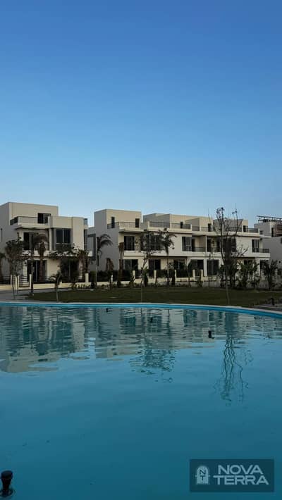 Twin House for Sale in Lake Ville Compound, Sheikh Zayed - 85% Finished