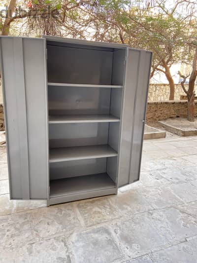 دولاب صاج محمل ٢ ضلفة ارفف