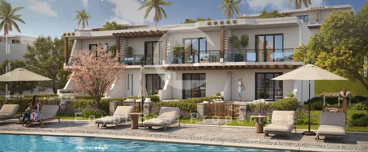 Own a one-bedroom chalet with immediate occupancy in Direction White, Ras El Hekma. Ready to move in and furnished. Lowest price on the market. Instal