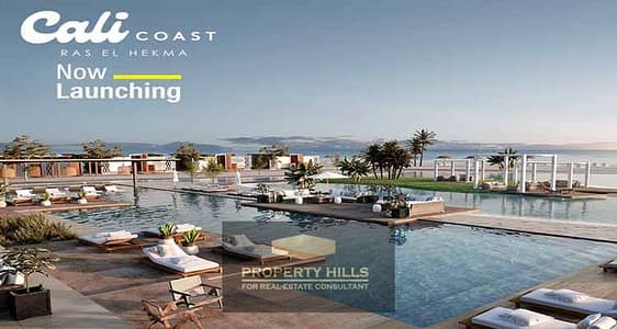 During the months, a luxury finishing chalet with a full Sea view at Cali Coast - Ras Al Hikma