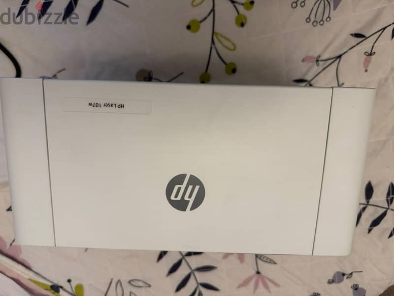 HP 107w Wireless Laser Printer, White 3