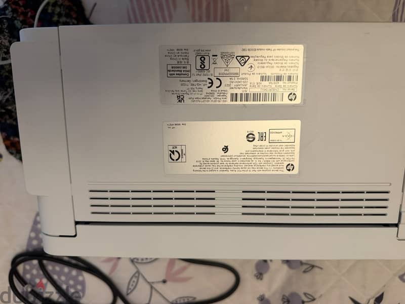 HP 107w Wireless Laser Printer, White 4