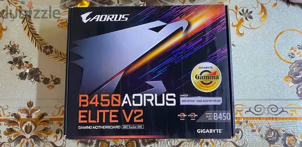 B450 aorus elite v2 Box ومشتملاتها 4500 قابل للتفاوض البسيط