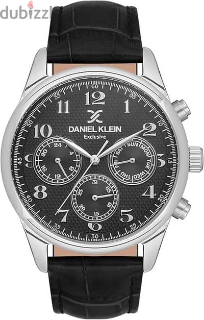 Daniel Klein Leather Chronograph Watch DK. 1.13550-1