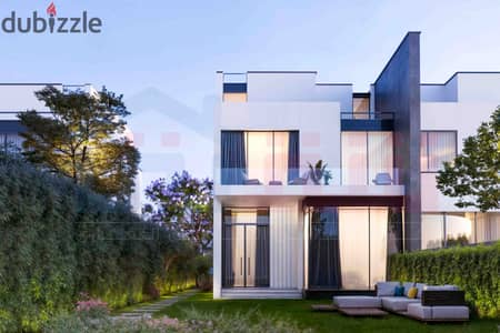 فيلا Twin House (الأرض 278م + المباني 402م + جاردن 159م) كومباوند ملاذ (عرض لفترة محدودة بدون مقدم)
