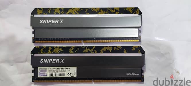 G. SKILL SNIPER X Ram 2x8 ddr4 3200 cl16-18-18-38 kit