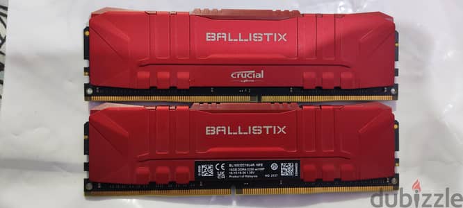 BALLISTIK  Ram 2x16 ddr4 kit 3200 cl16-18-18-36