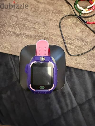 Kids Smart Watch with GPS and LBS Location PINK AND PURPLE