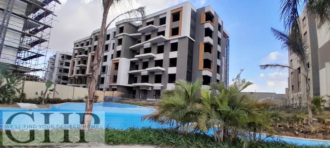 شقة فيسينج نورث تشطيب كامل للبيع في بالم هيلز التجمع الخامسPalm Hills New Cairo