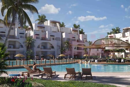 Chalet for sale, 43 sq m, North Coast - Sidi Abdel Rahman (facing the main road - 2-year delivery) - Reception room, bathroom, kitchen