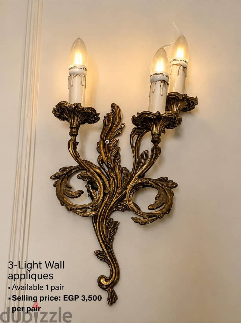 chandliers with applique 4