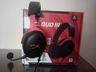 HyperX code 3 wired  سماعه هايبر اكس كلاود 3 بالكرتونه ب كل مشتملاتها