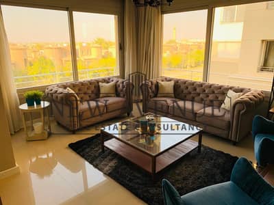 شقة للبيع استلام فوري بدون تشطيب في Village Avenue بالتجمع الخامس بجوار The Waterway من بالم هيلز موقع مميز داخل منطقة متكاملة الخدمات