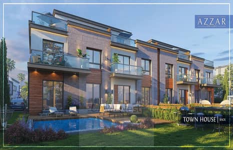 Townhouse middle for sale at Azzar 2 - infinty - Type A - 80% finishing - Ready to move