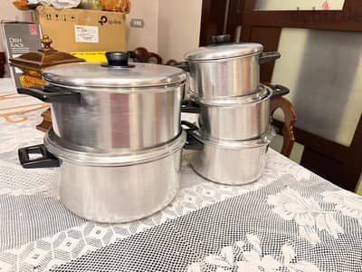 طقم حلل ٥ قطع زهران كالجديد