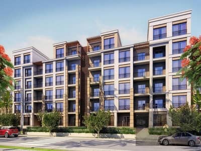 A 132m² apartment in Sarai—a premium compound in the heart of New Cairo—featuring a prime location on the Suez Road.