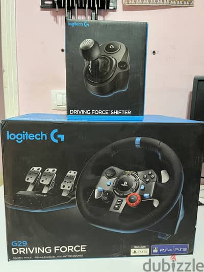Logitech G29 Driving Force Racing Wheel + Pedals + Shifter