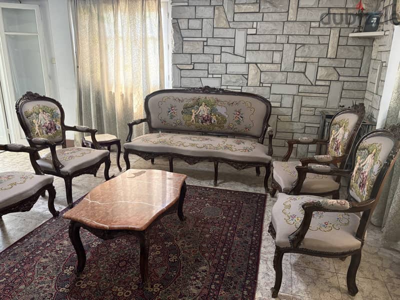 Aubusson Salon Set 4