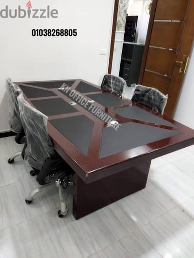 ترابيزه اجتماعات ميتنج روم خشب mdfدهانات متاح تنفيذ جميع المقاسات