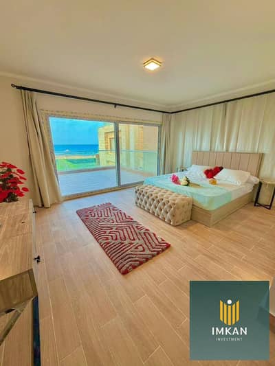 Installment for 10 years Chalet for sale seeing the sea in glee village North Coast close to Marina and New Alamein glee North Coast