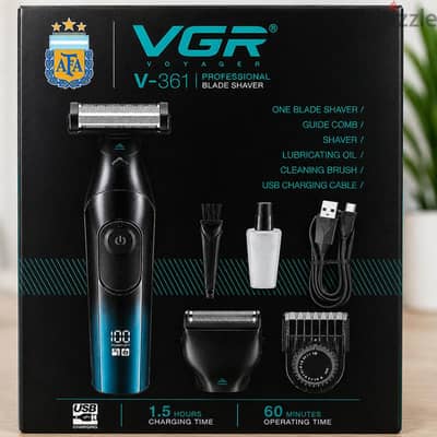 ماكينة حلاقة VGR V-361 أصلية – 2 في 1