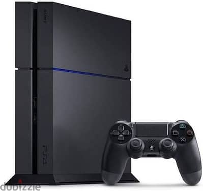 PS4 Slim 1TB بحالة كسر زيرو + 2 دراع + علبة + شاحن + لعبة