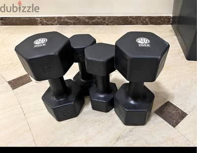 Dumbbells 2x10 kg & 2x5 kg HULK brand