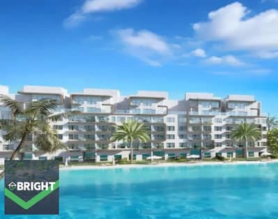 شقة 2 غرفة للبيع بالتقسيط حتى 10 سنين في كمبوند Alamein Lagoons الساحل الشمالي