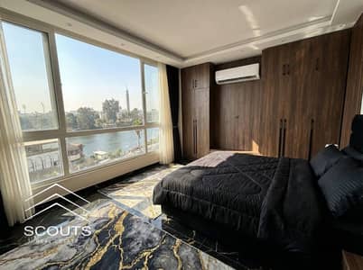 Apartment for sale in Maadi on the Corniche, fully furnished, reve du nil, prime location, a true investment.