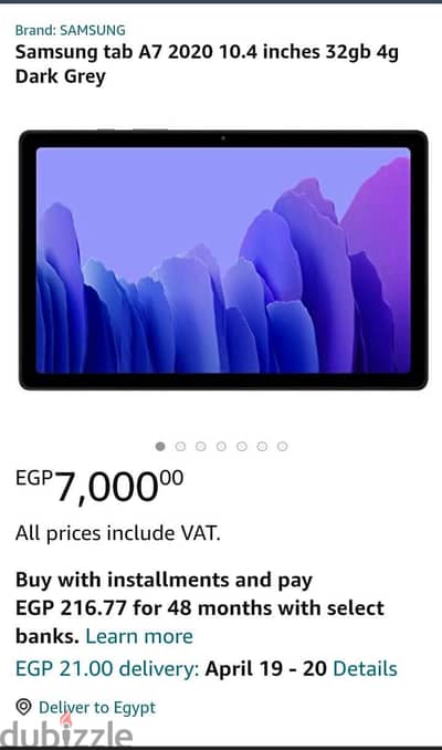samsung tab a7
