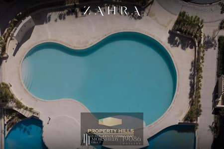 شاليه متشطب Sea view بالكامل تشطيب فاخر في Zahra الساحل الشمالي  بجوار Hacienda Bay و Marassi