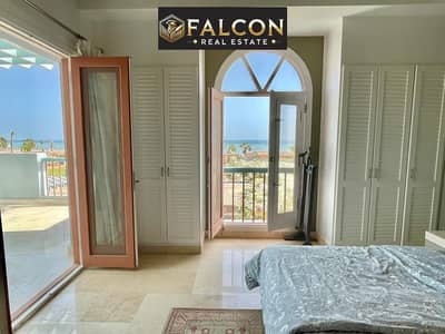 Near Hurghada Airport, a chalet with a stunning view, steps from the sea.  MAKADI - RED SEA