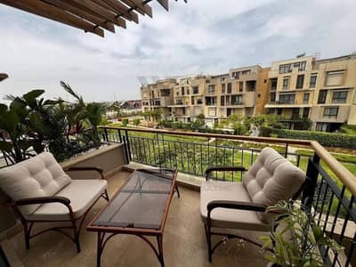 Apartment for sale in Sarai with a down payment of only 475,000 and installments up to 12 years; features a distinctive view of green spaces.