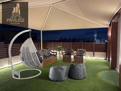 Apartment for rent with a rooftop in Zahra Maadi | Apartment 100m + private rooftop 70m | Ultra super lux finishing | Semi-furnished with appliances and kitchen | Ready for habitation