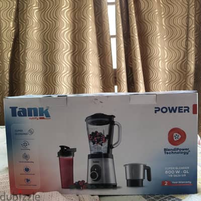 خلاط تانك سوبر بالكرتونة جديد Brand new tank blender super