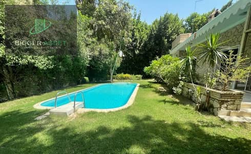 Admin Villa With pool 600Sqm For Rent Fully Finished Maadi Sarayat