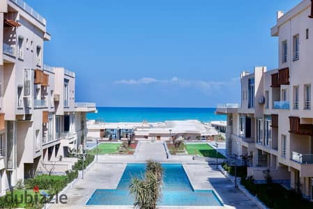 Chalet for sale, fully finished with air conditioning and kitchen, in the most beautiful location in Ras Al Hekma.