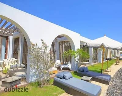 For sale: Fully finished chalet in Hacienda Hanish by Palm Hills, next to Beit El Bahar and Almaza Bay