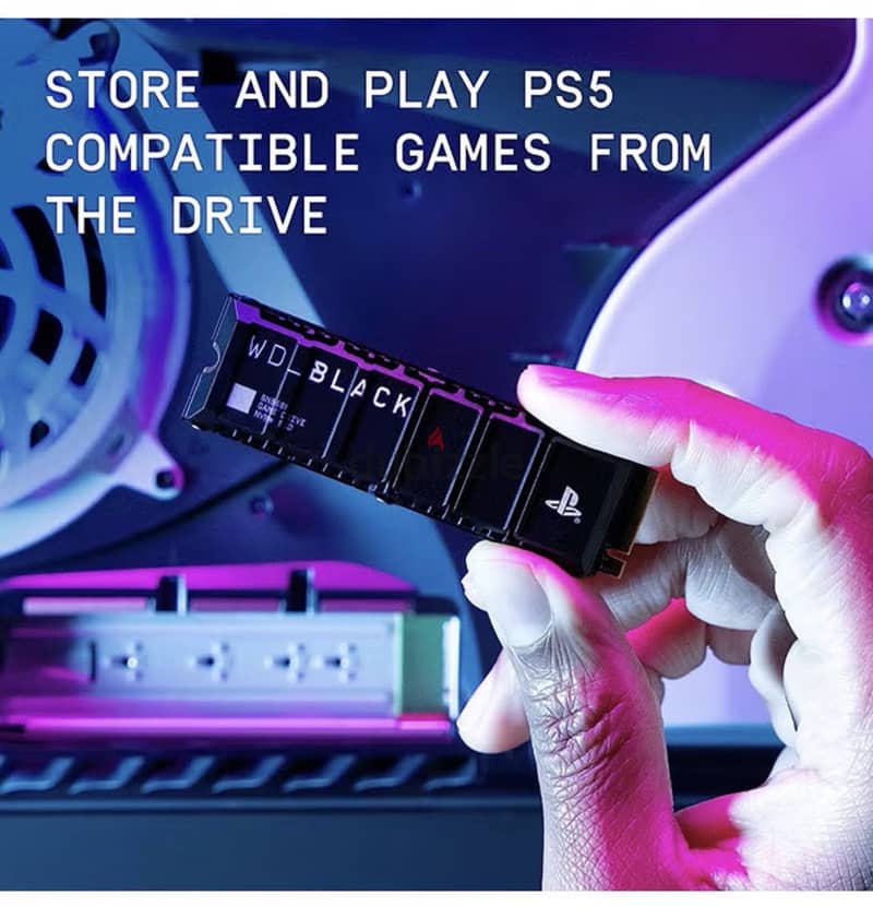 Ssd nvme 1tb western digital ps edition 5