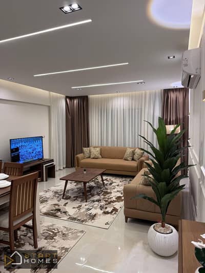 Furnished apartment for rent in Al Rehab City | Ultra-super deluxe finishing