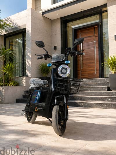 Electric Scooter o. . watt - وات ٥٠٠ سكوتر كهرباء فيه بصمه وبلوتوث