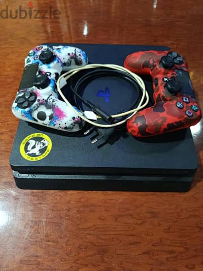 جهاز ps4 slim  متبرشم اصدار 12.52 متعدل  (كسر زيرو)