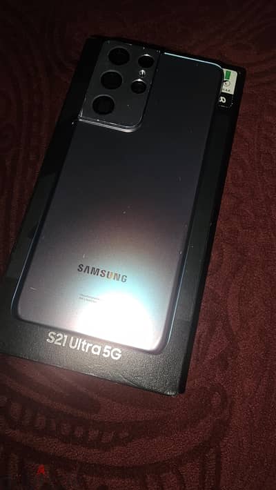 ٢ ضهر أصلي خلع s21 ultra 5g من موبايلي لون سيلفر و اسود كامل بالعداسات