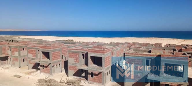 Townhouse on 233m Land Direct Lagoon View Fully Finished with ACs in installment in Azha North Coast