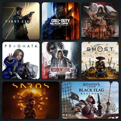 متوفر احدث العاب ال ps5 -digital account انظر للوصف