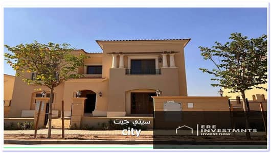 Receive immediately at the lowest price a 460m² semi-finished standalone villa in Garnet, City Gate, Diyar Al Qataria, Fifth Settlement, next to Mivid