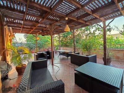 Apartment with roof for rent in Degla Maadi, ultra super lux finishing, Semi furnished.