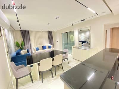 Apartment for rent in Degla Maadi, furnished, 24-hour security and guarding (elevator), modern finishing.