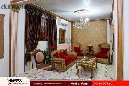 Steps from Abu Qir Street air-conditioner open view apartment for sale in Ibrahimia